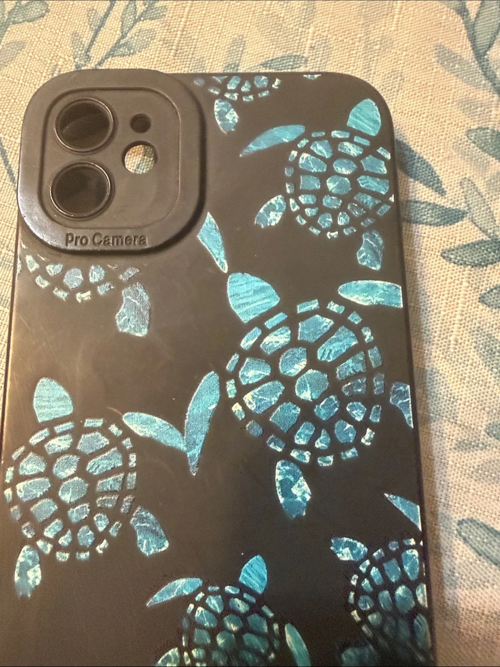 Blue Sea Turtle Pattern Phone Case - Unbranded